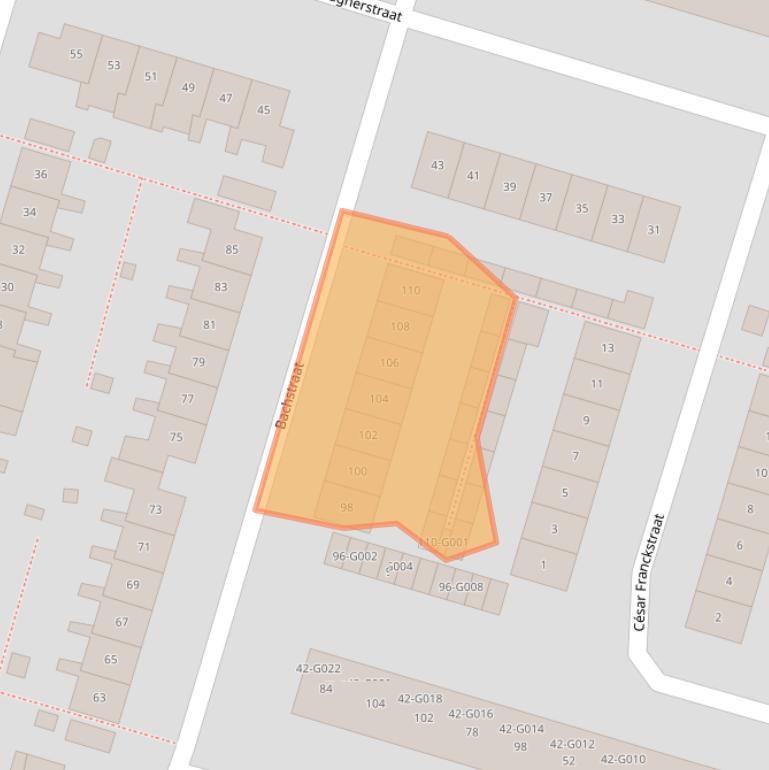 Kaart van postcodegebied 6904HV.