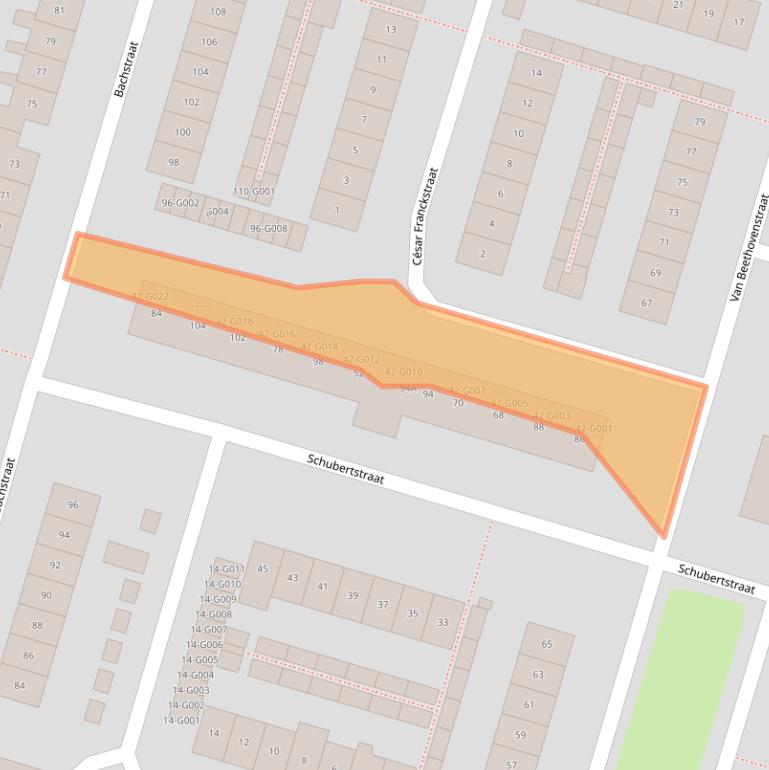 Kaart van postcodegebied 6904JL.