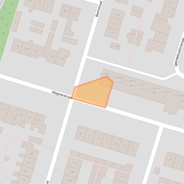 Kaart van postcodegebied 6904JX.