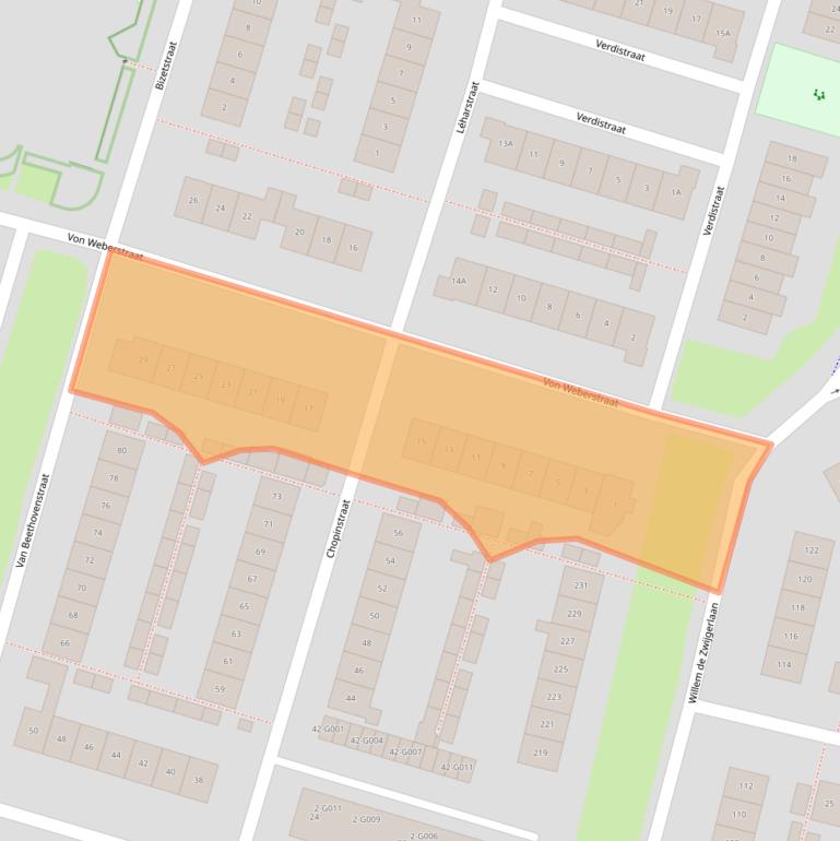 Kaart van postcodegebied 6904KB.