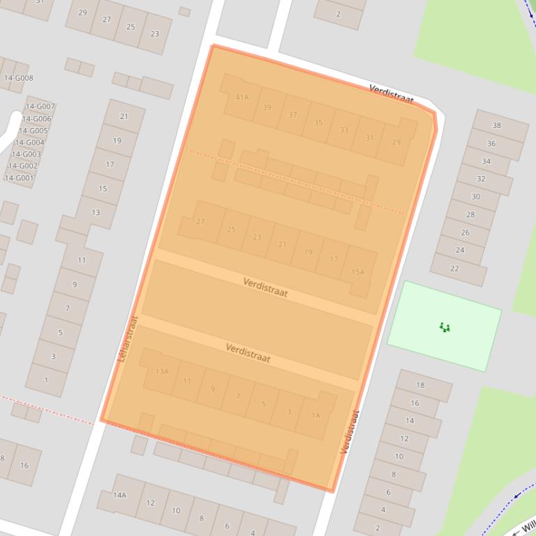 Kaart van postcodegebied 6904KE.