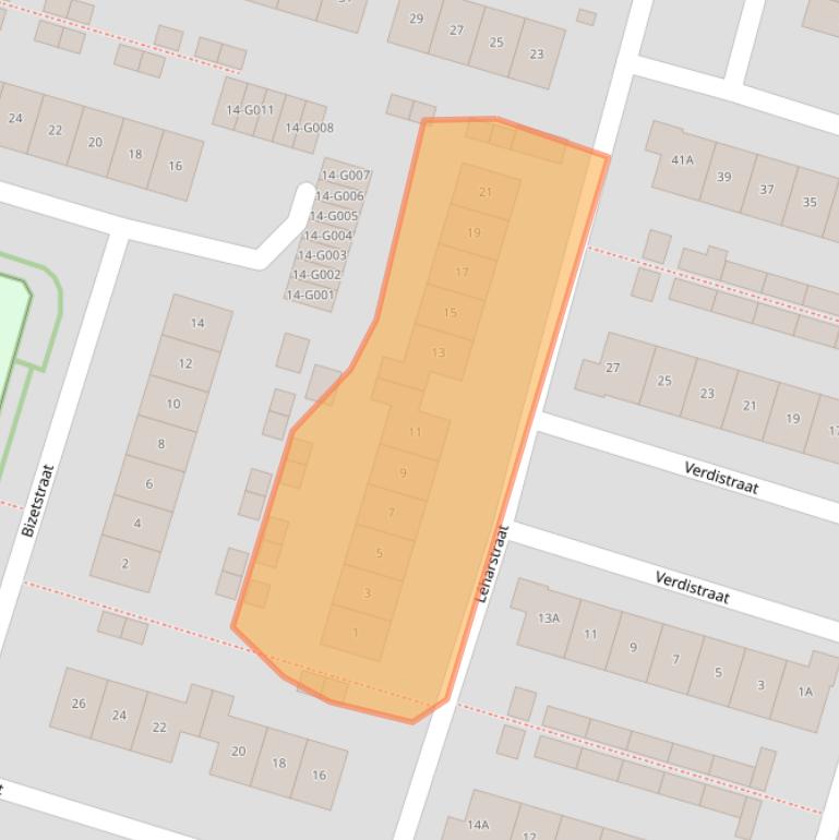 Kaart van postcodegebied 6904KH.