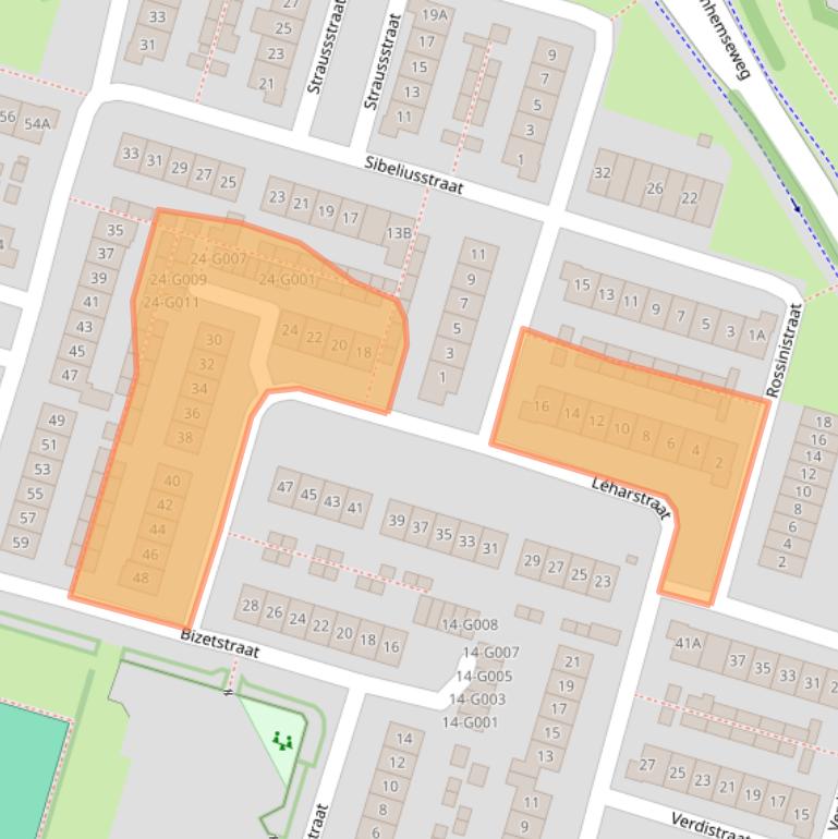 Kaart van postcodegebied 6904KK.