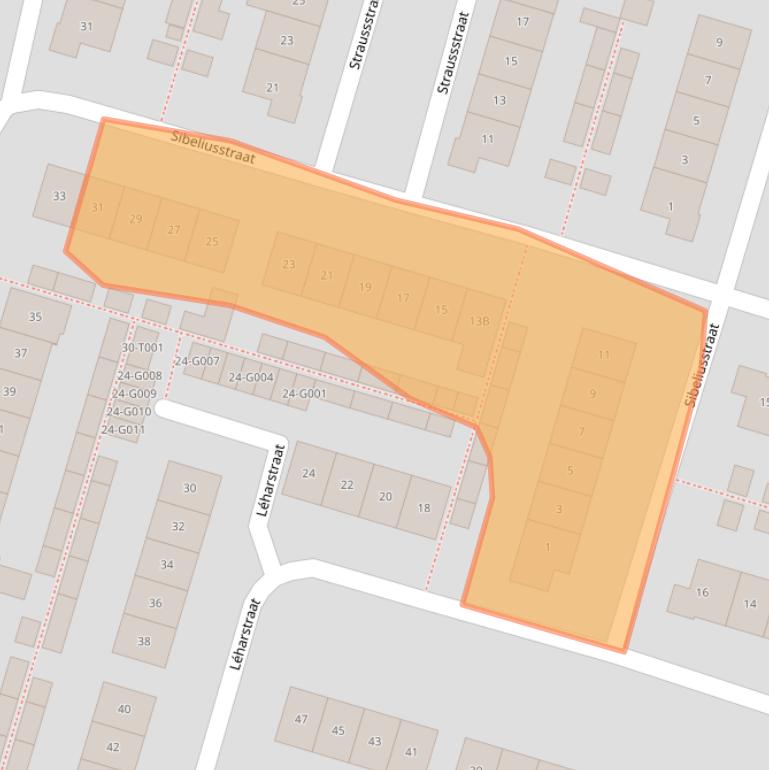 Kaart van postcodegebied 6904KM.