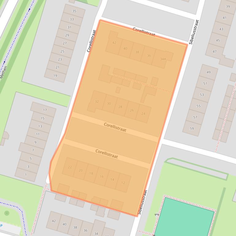 Kaart van postcodegebied 6904KR.