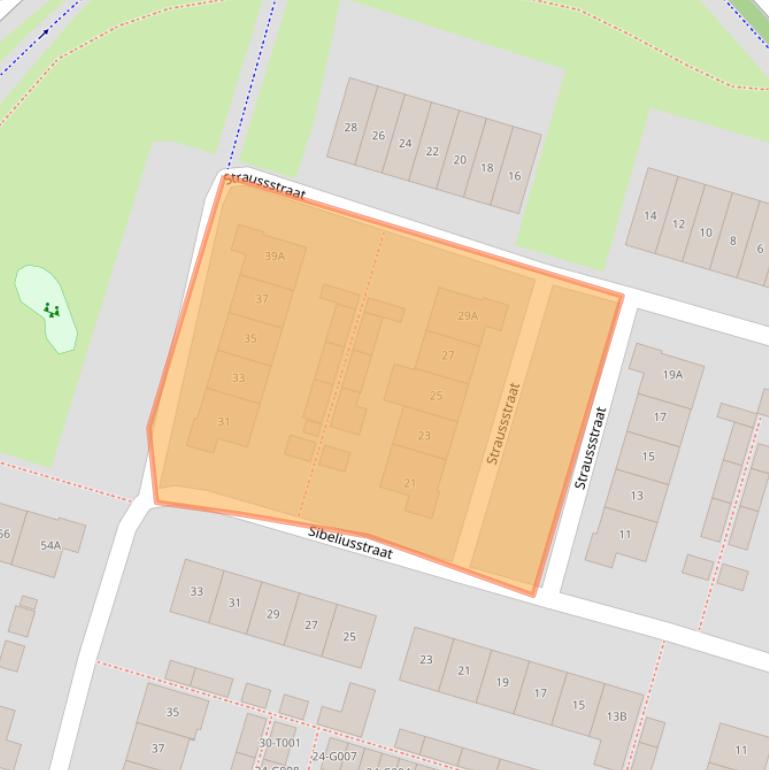 Kaart van postcodegebied 6904KX.