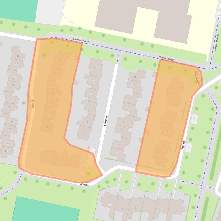 Kaart van postcodegebied 6904PE.