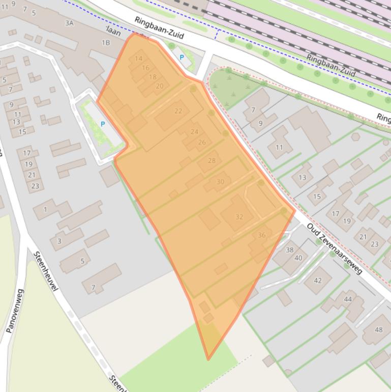 Kaart van postcodegebied 6905AL.