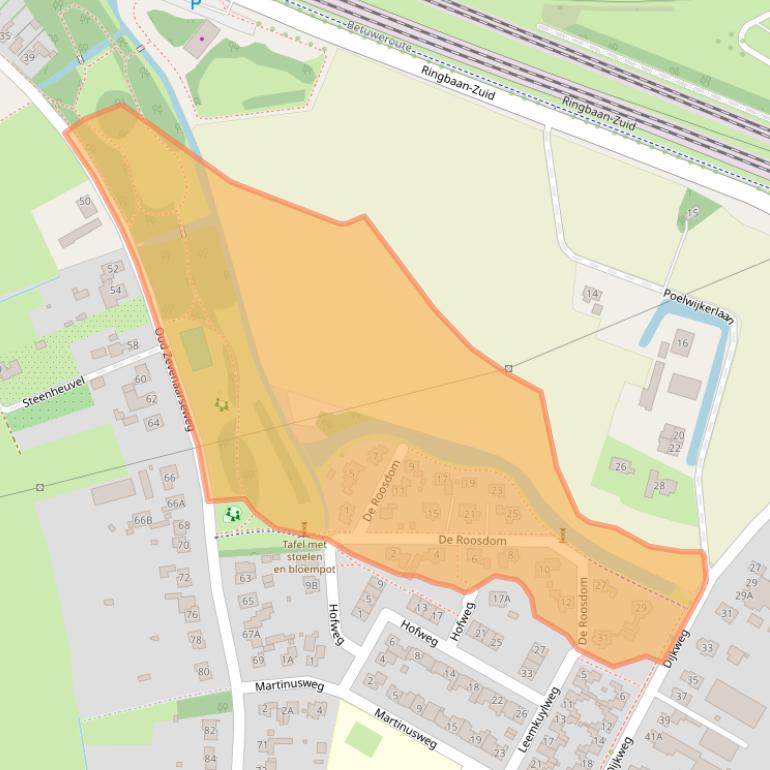 Kaart van postcodegebied 6905AZ.