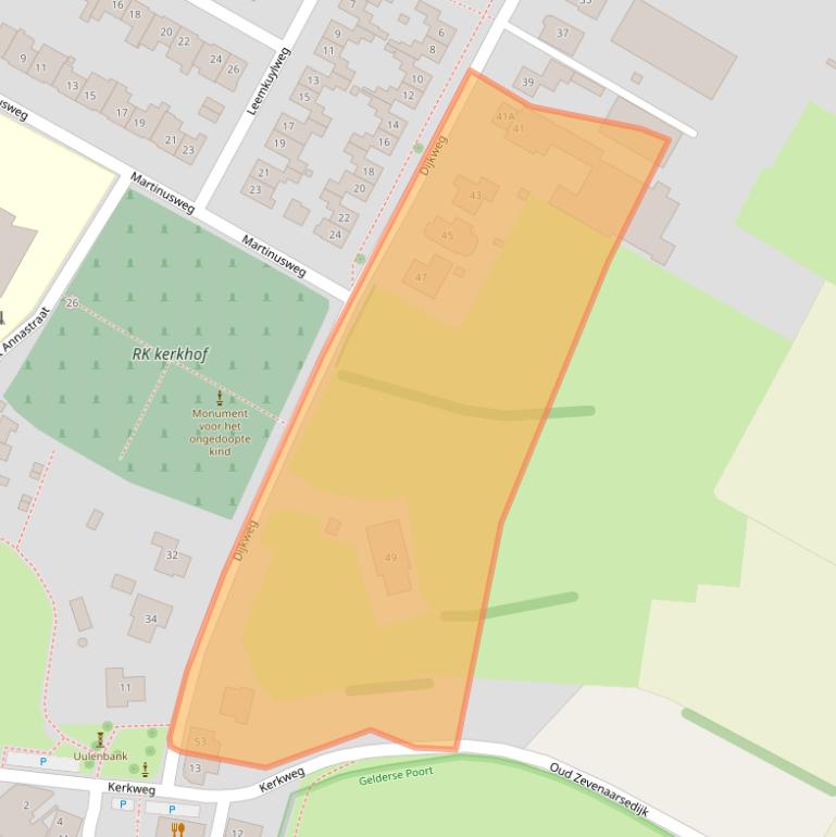 Kaart van postcodegebied 6905BC.