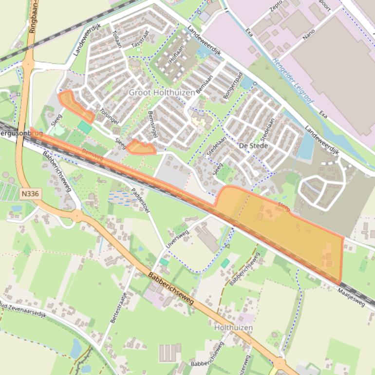 Kaart van postcodegebied 6905BG.