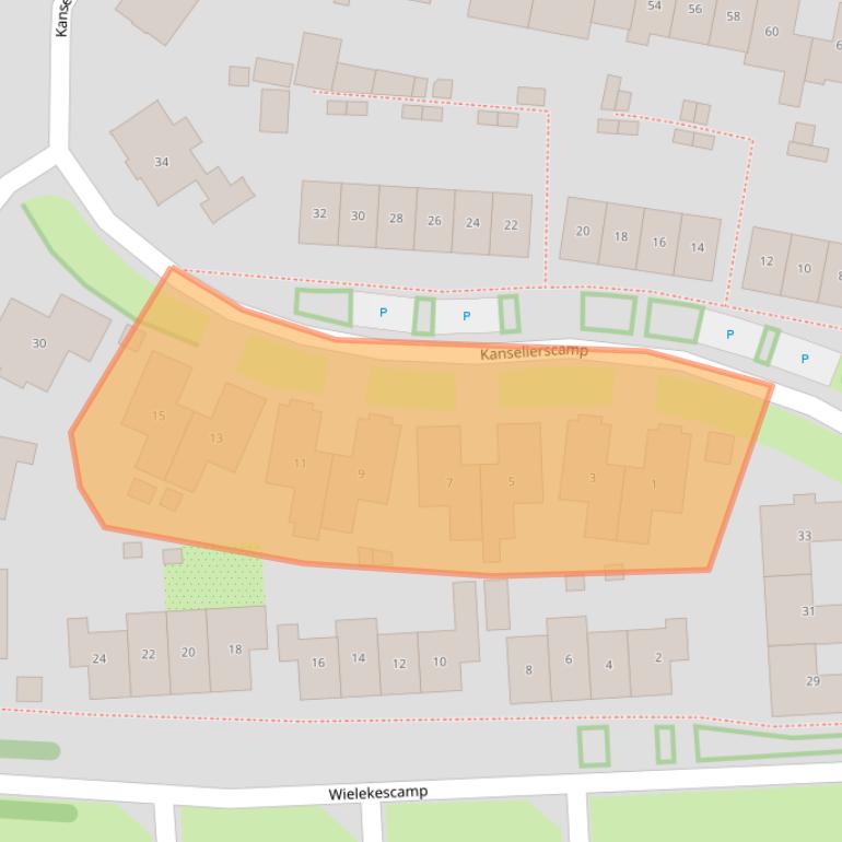 Kaart van postcodegebied 6905CH.