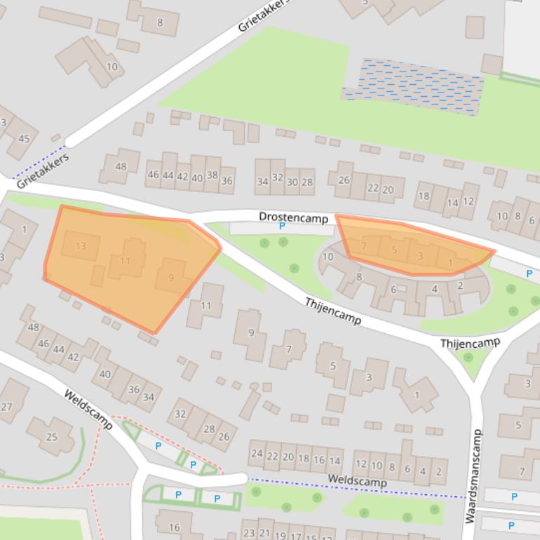 Kaart van postcodegebied 6905CR.