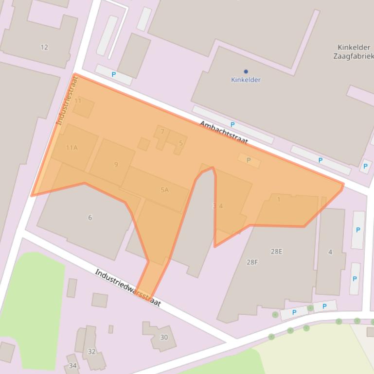 Kaart van postcodegebied 6905DD.