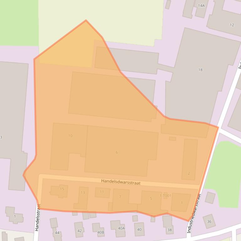 Kaart van postcodegebied 6905DJ.