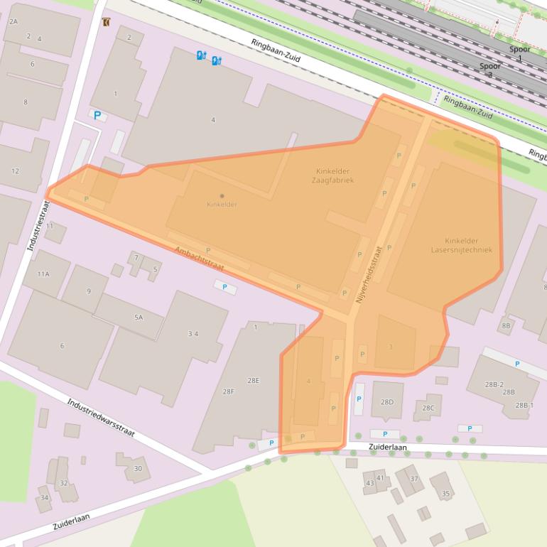 Kaart van postcodegebied 6905DL.