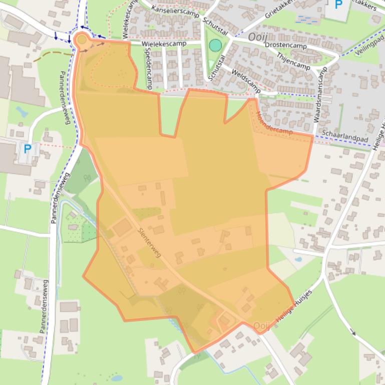 Kaart van postcodegebied 6905DM.