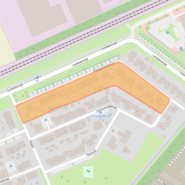 Kaart van postcodegebied 6905TB.