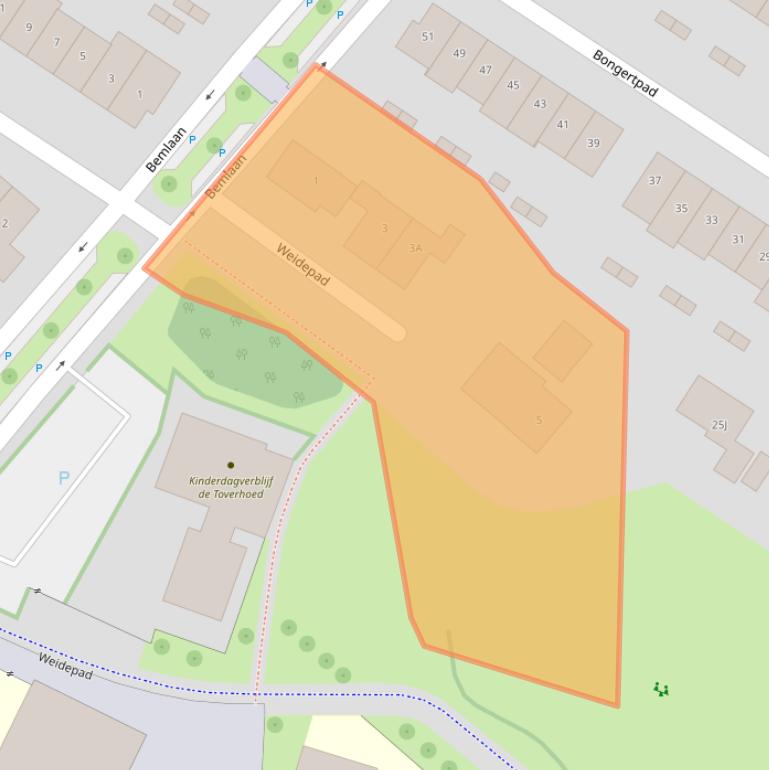 Kaart van postcodegebied 6905VJ.