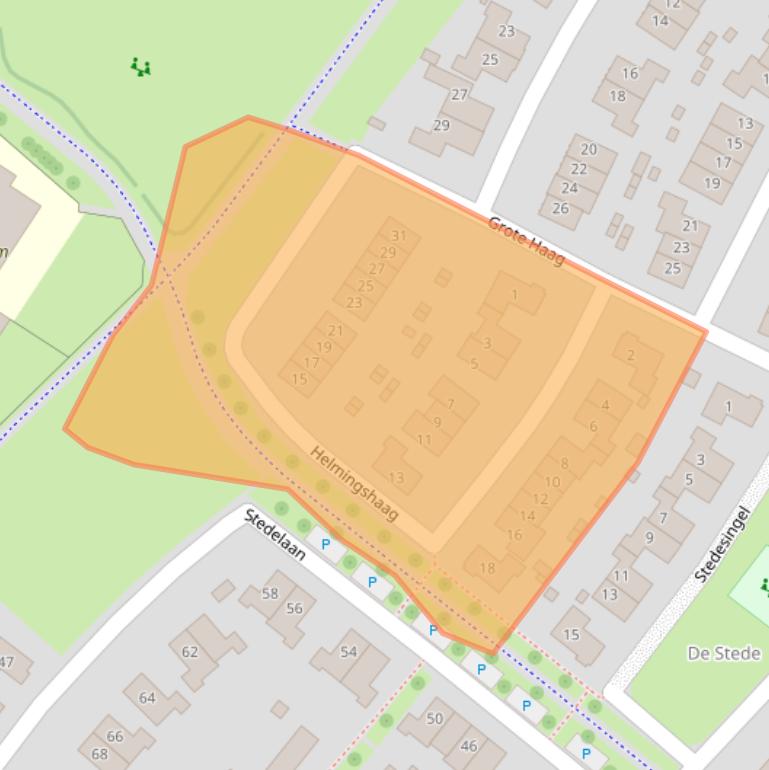 Kaart van postcodegebied 6905WD.