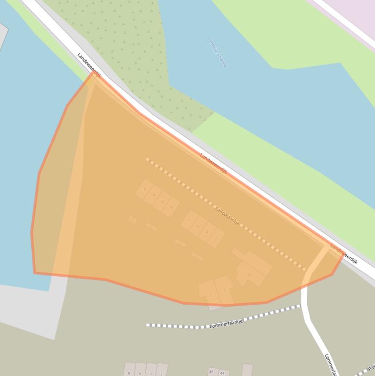 Kaart van postcodegebied 6905WM.