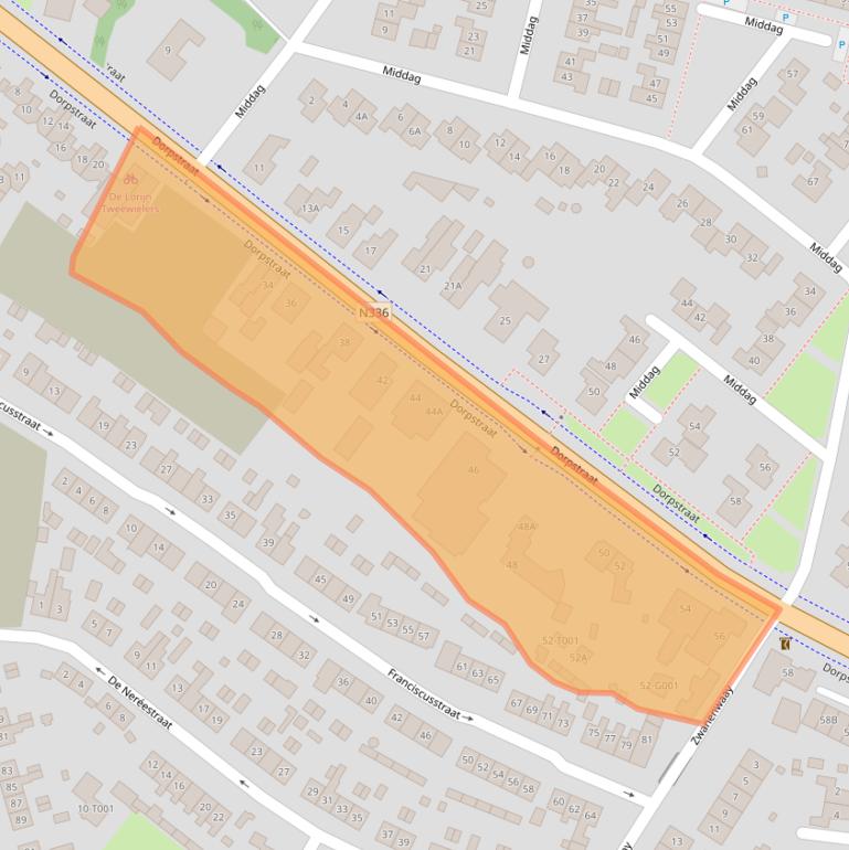 Kaart van postcodegebied 6909AL.