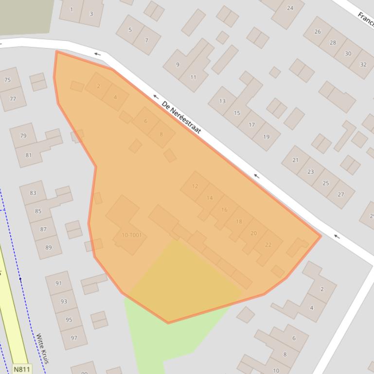 Kaart van postcodegebied 6909BD.