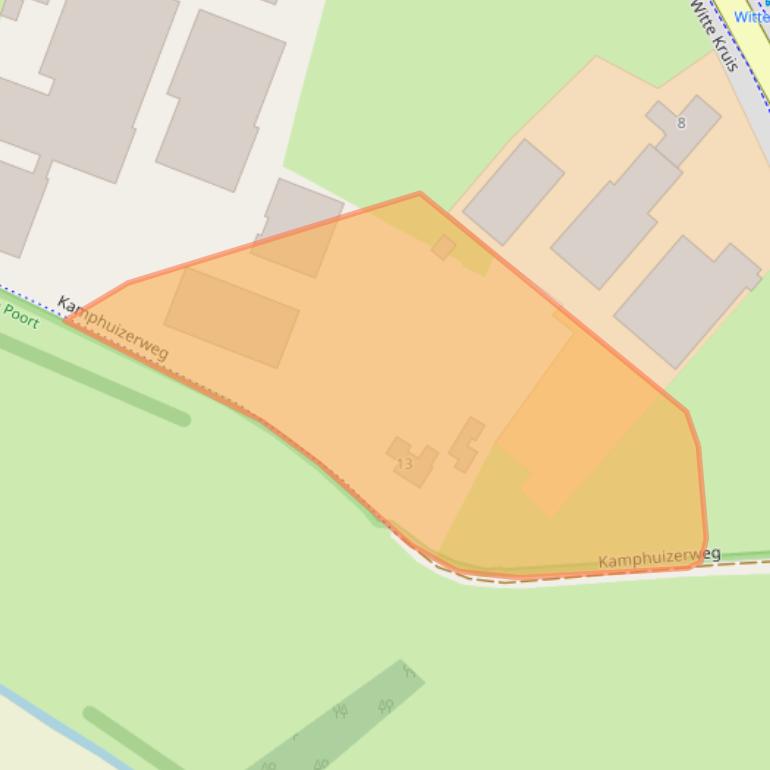 Kaart van postcodegebied 6909DB.