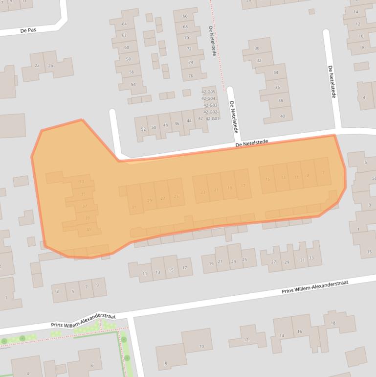 Kaart van postcodegebied 6911AN.