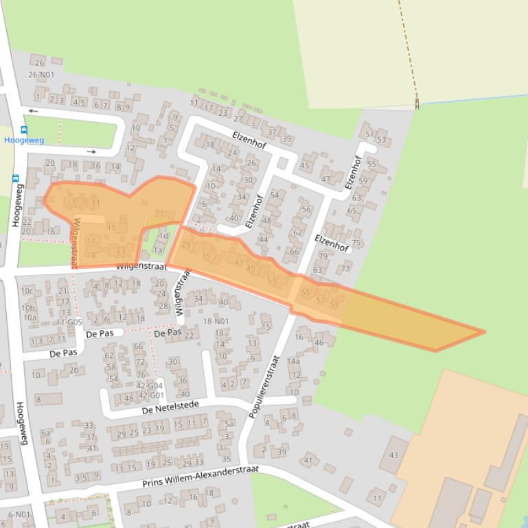 Kaart van postcodegebied 6911BR.