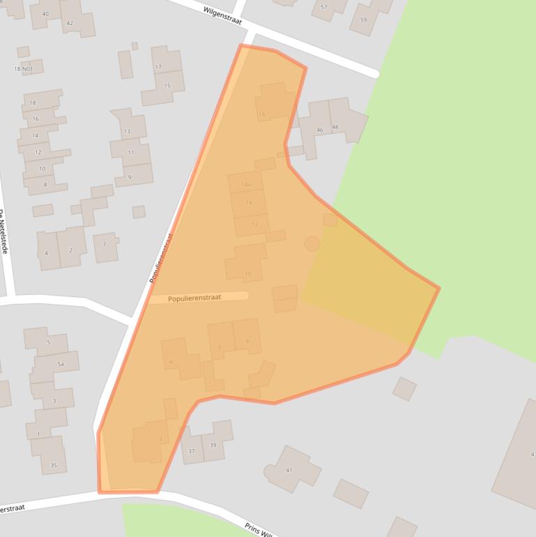 Kaart van postcodegebied 6911BS.