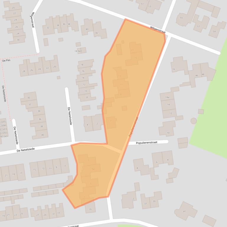 Kaart van postcodegebied 6911BT.