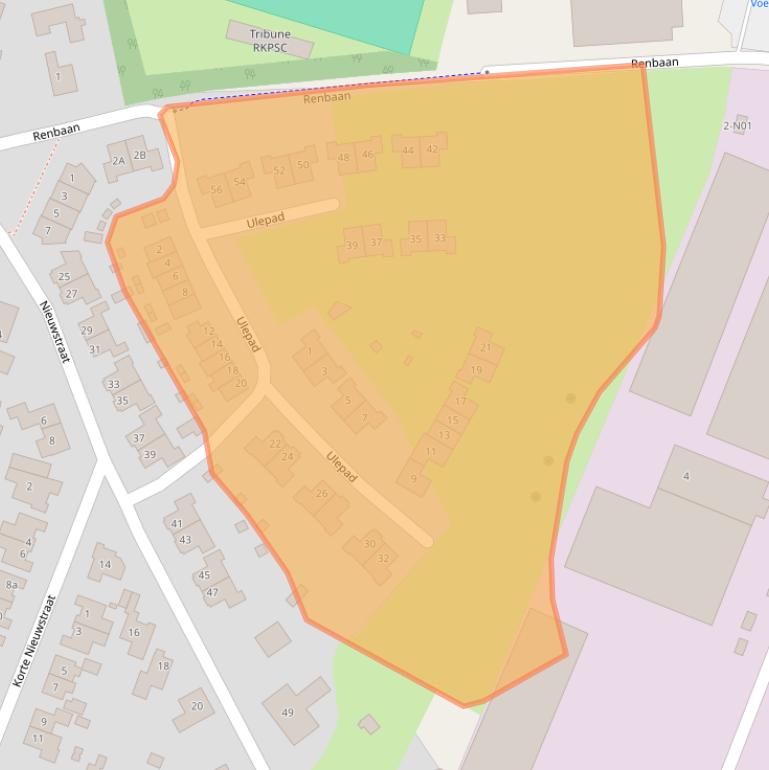 Kaart van postcodegebied 6911BZ.