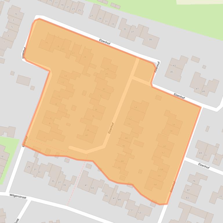 Kaart van postcodegebied 6911CC.