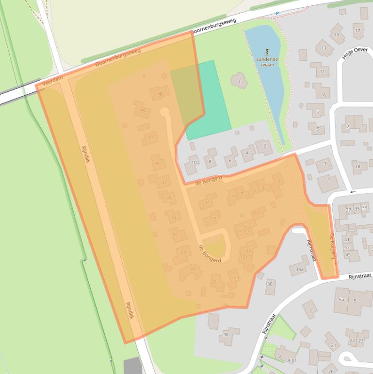 Kaart van postcodegebied 6911CD.