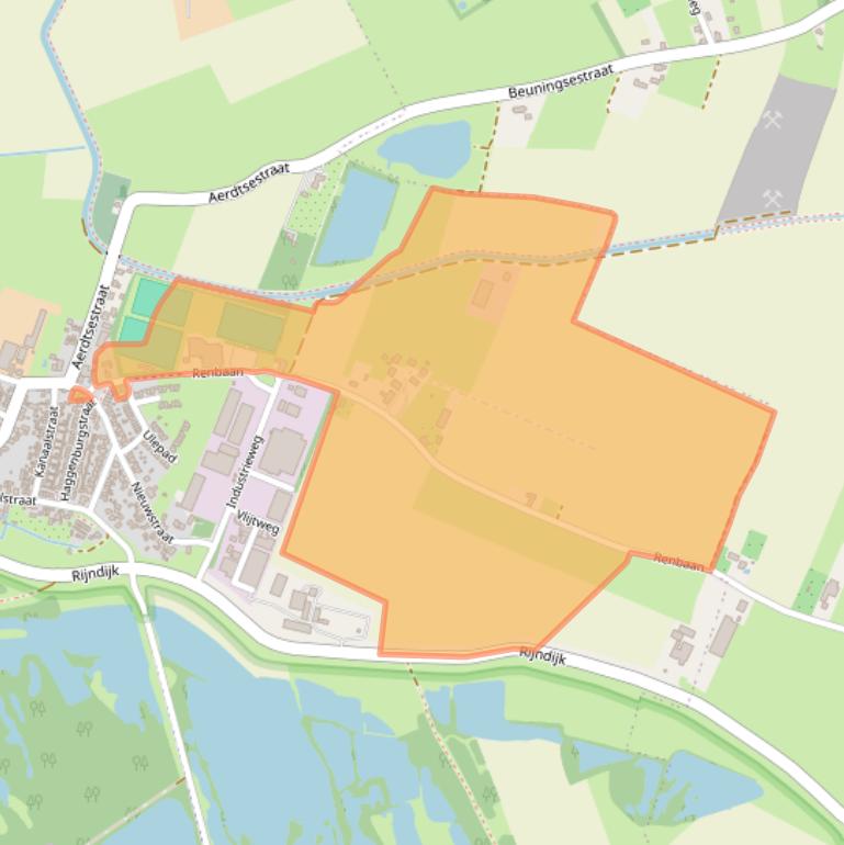 Kaart van postcodegebied 6911KH.