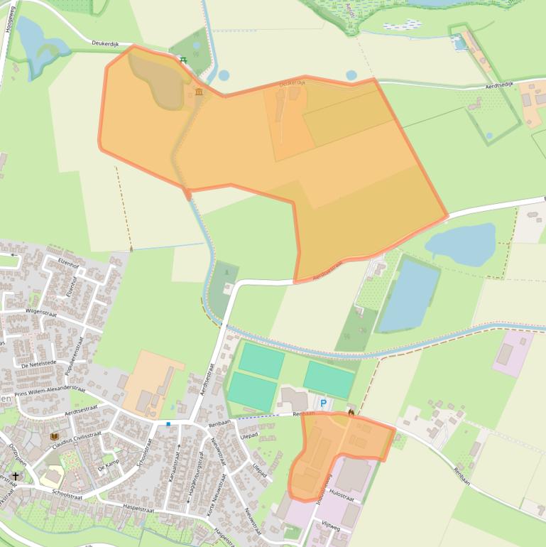 Kaart van postcodegebied 6911KL.