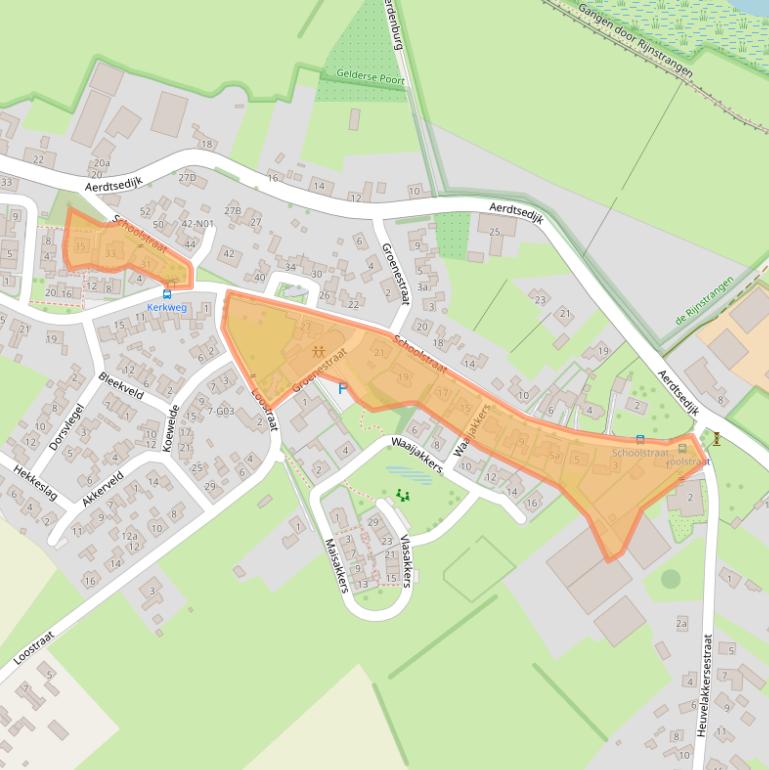 Kaart van postcodegebied 6913AC.