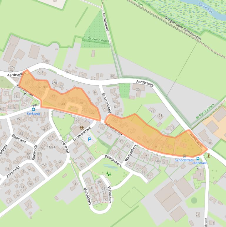 Kaart van postcodegebied 6913AD.