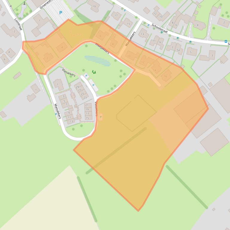 Kaart van postcodegebied 6913AM.