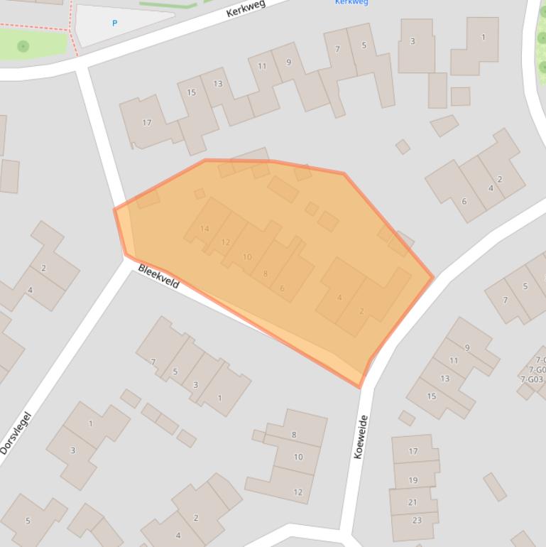 Kaart van postcodegebied 6913AT.