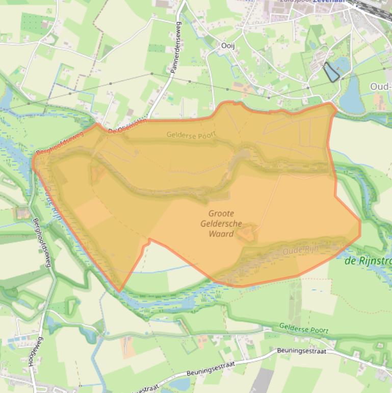 Kaart van postcodegebied 6913AZ.