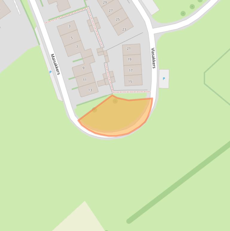 Kaart van postcodegebied 6913BB.