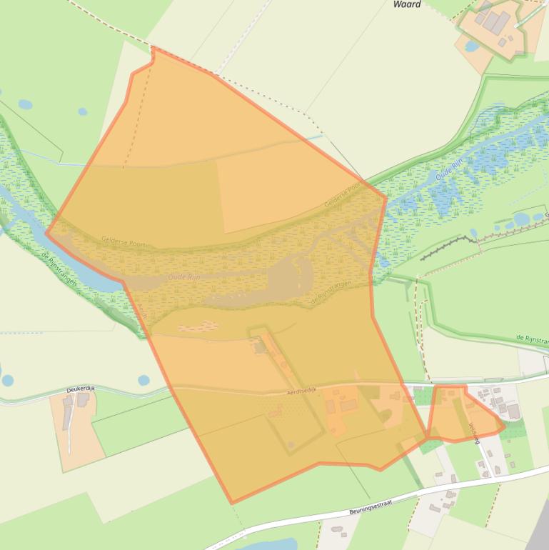 Kaart van postcodegebied 6913KG.