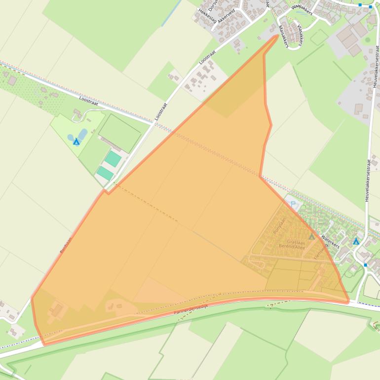 Kaart van postcodegebied 6913KK.