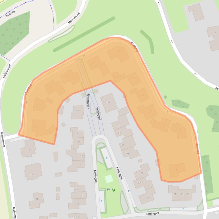 Kaart van postcodegebied 6914BA.