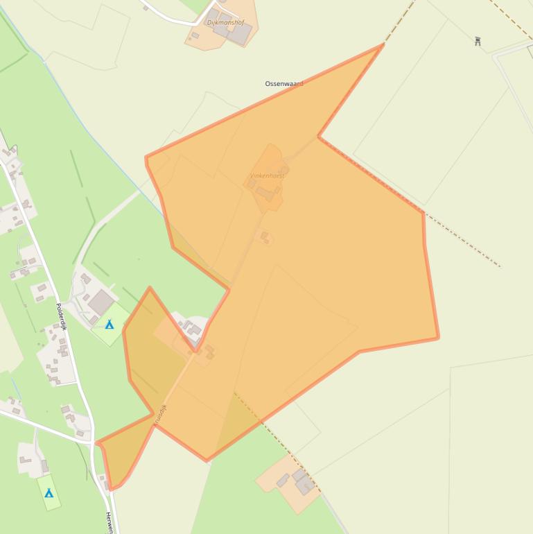 Kaart van postcodegebied 6914KB.