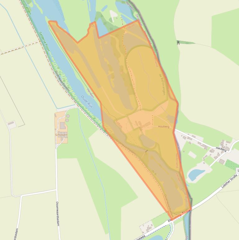 Kaart van postcodegebied 6915KB.