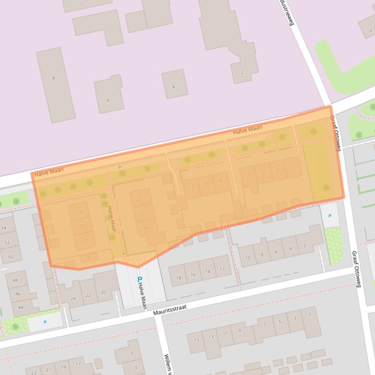 Kaart van postcodegebied 6915SZ.