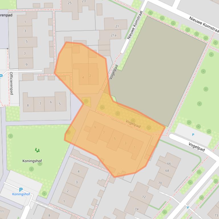 Kaart van postcodegebied 6915TV.